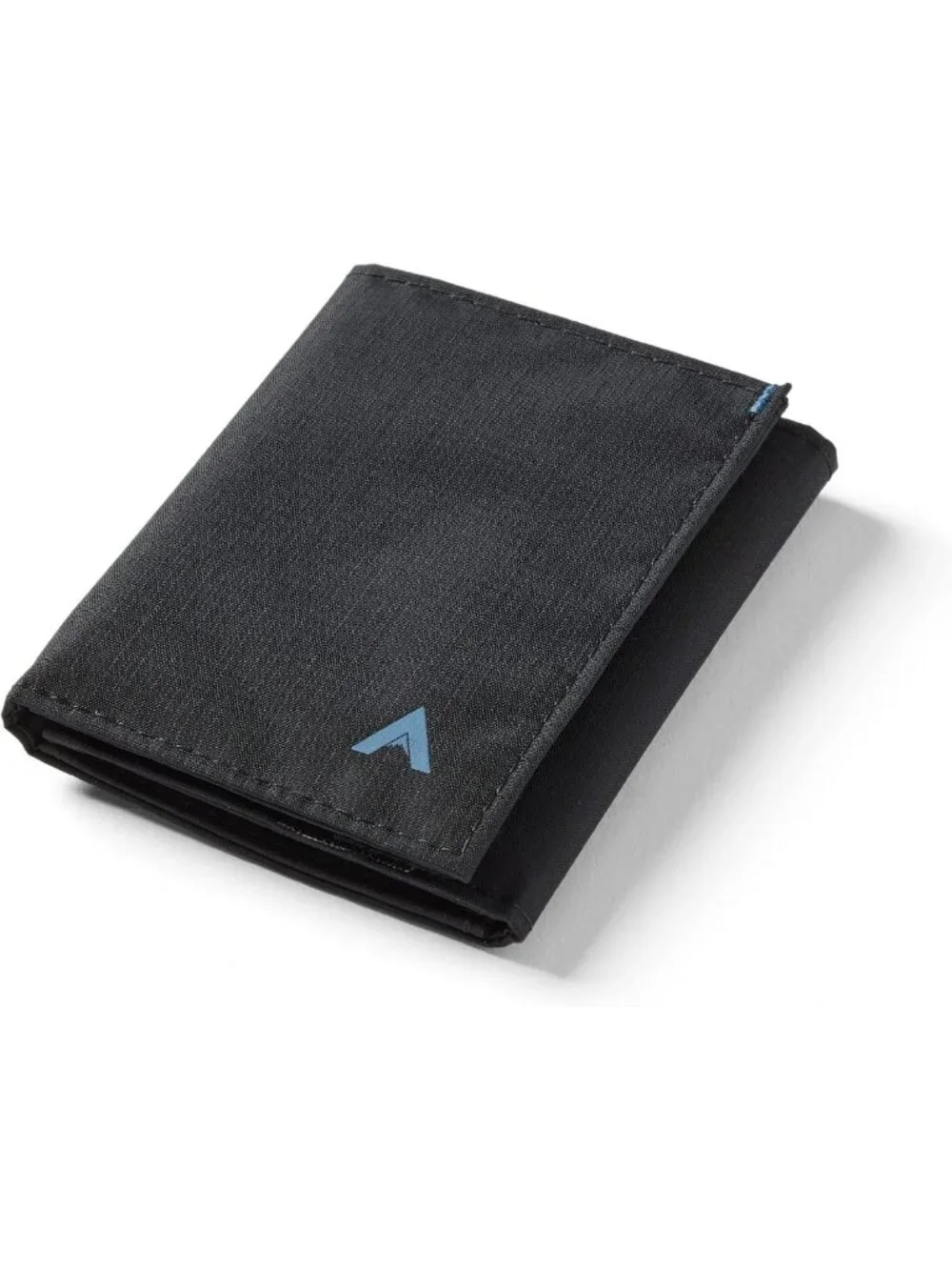 RFID Blocking Trifold Wallet for Men & Women - Durable Nylon, Jet Black Design